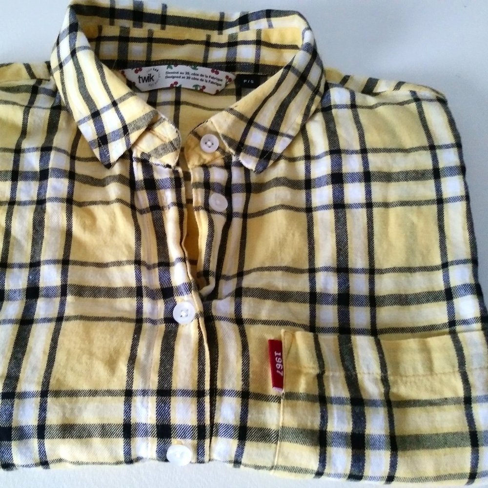 Crop Summer Plaid Shirt